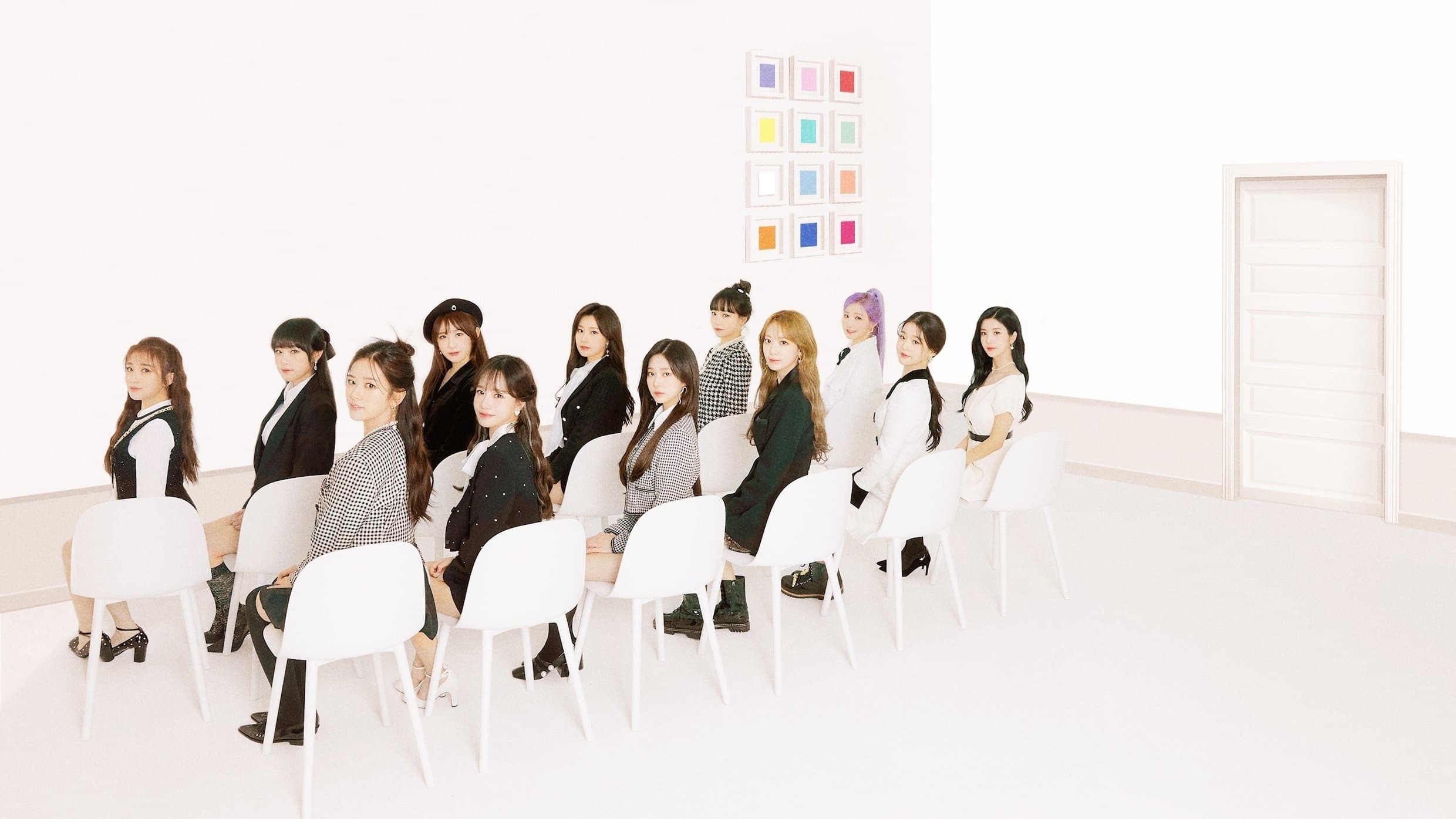 Backdrop for IZ*ONE ONLINE CONCERT [ONE, THE STORY]