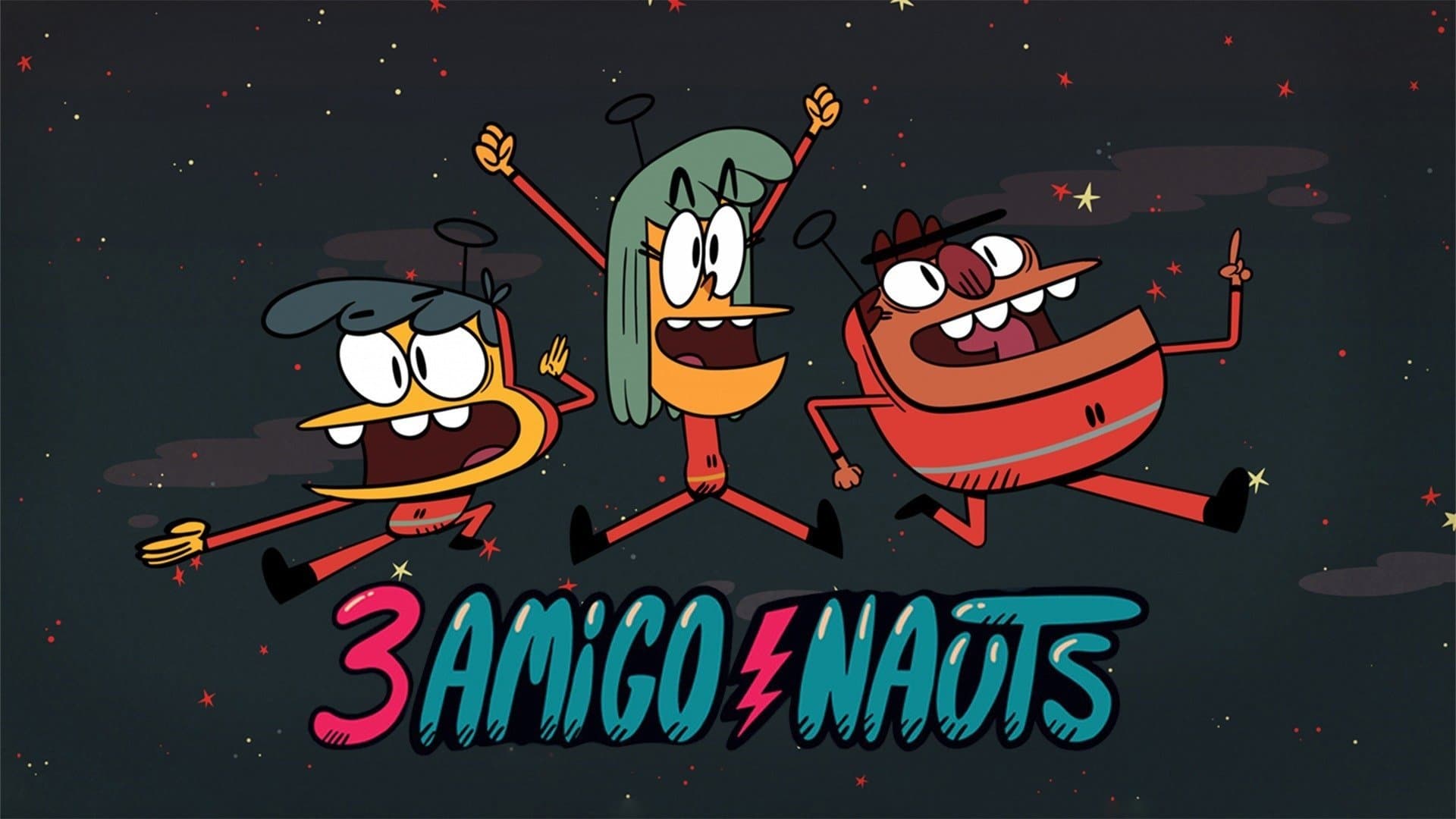 Backdrop for 3 Amigonauts