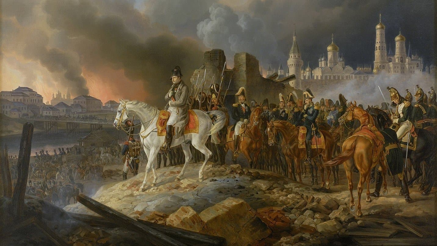 Backdrop for Napoleon: Winter in Russia