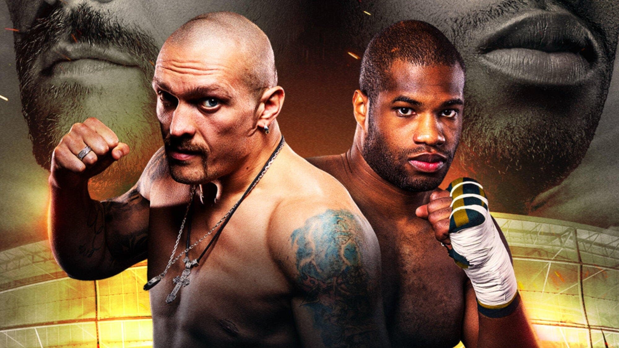 Backdrop for Oleksandr Usyk vs. Daniel Dubois