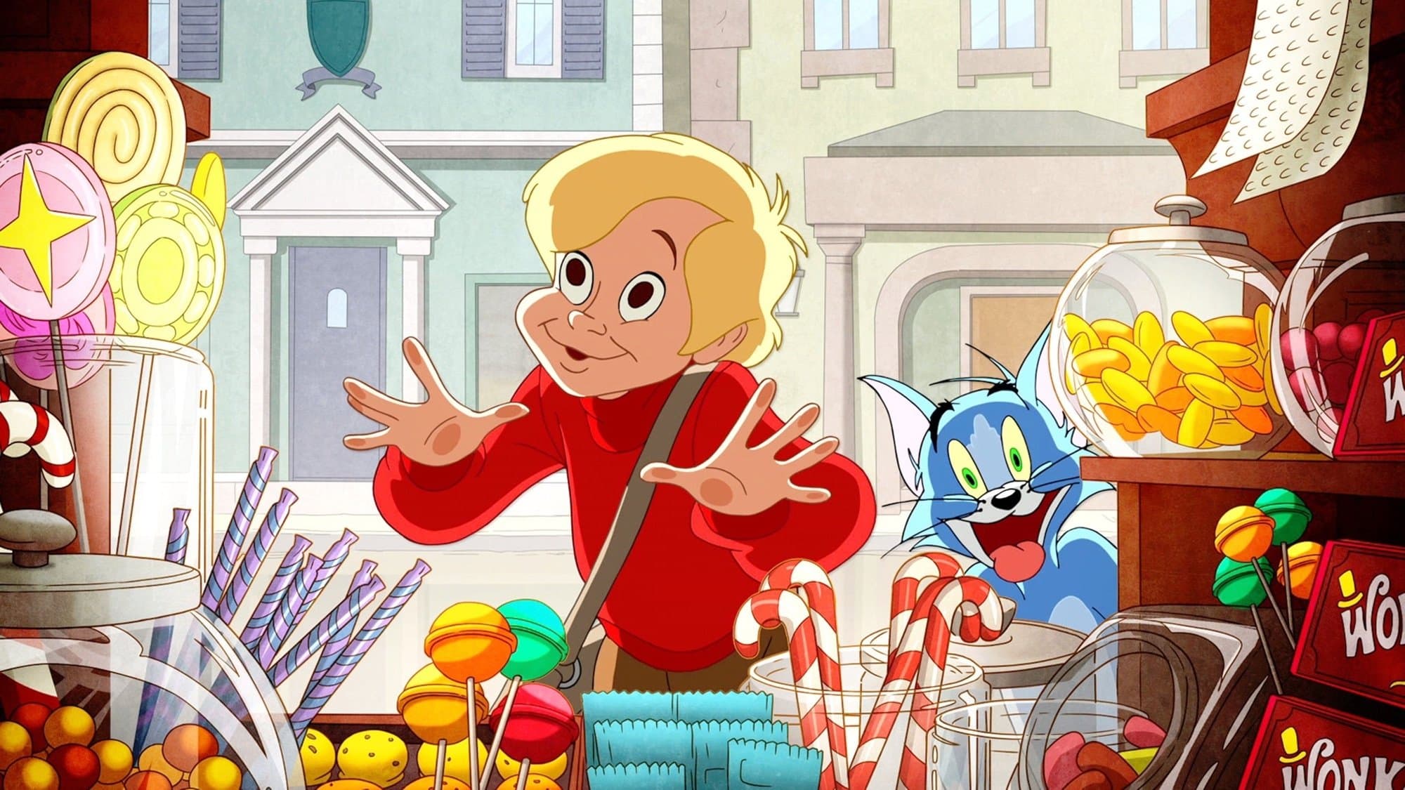 Backdrop for Tom and Jerry: Willy Wonka and the Chocolate Factory