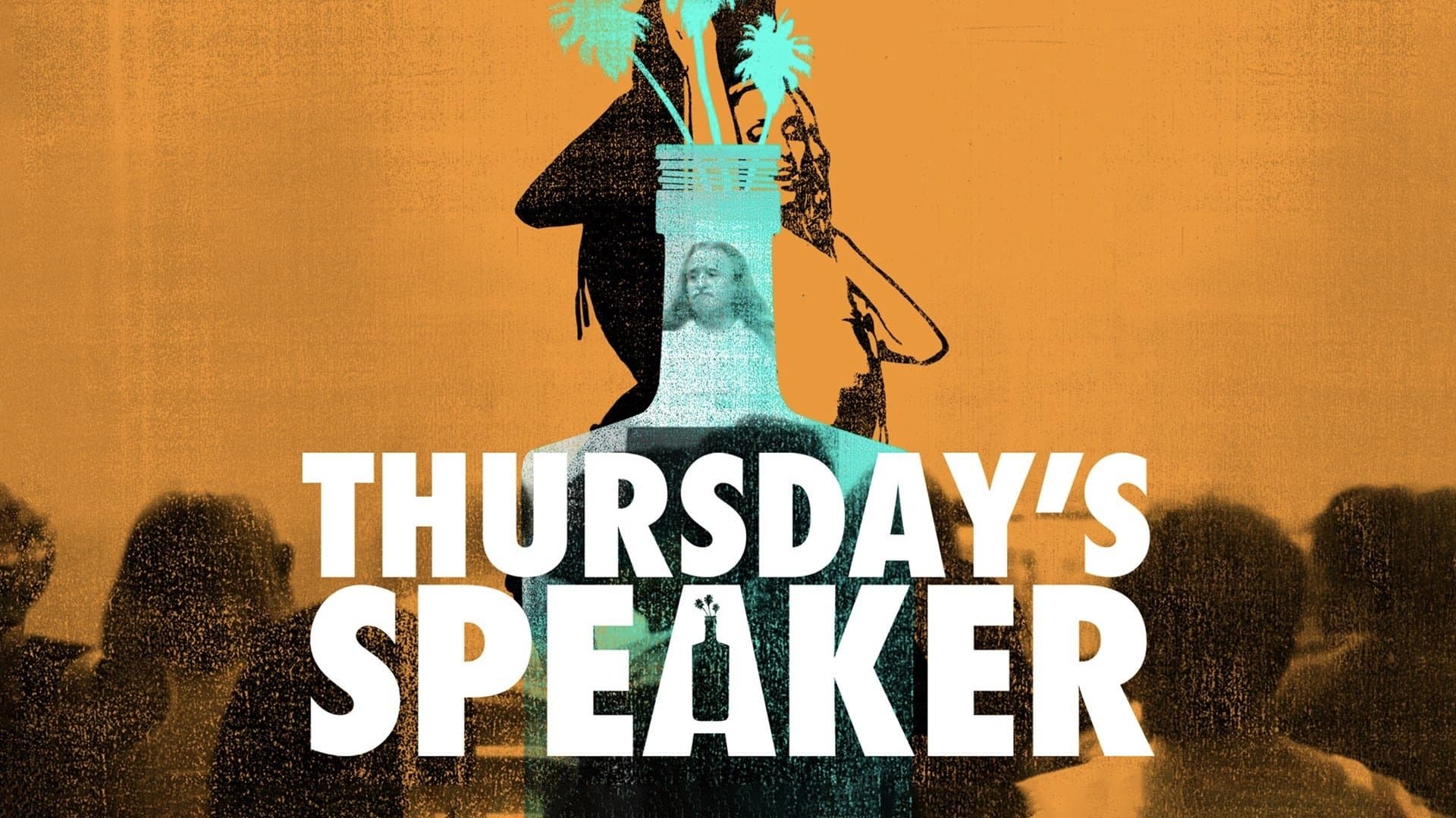 Backdrop for Thursday's Speaker