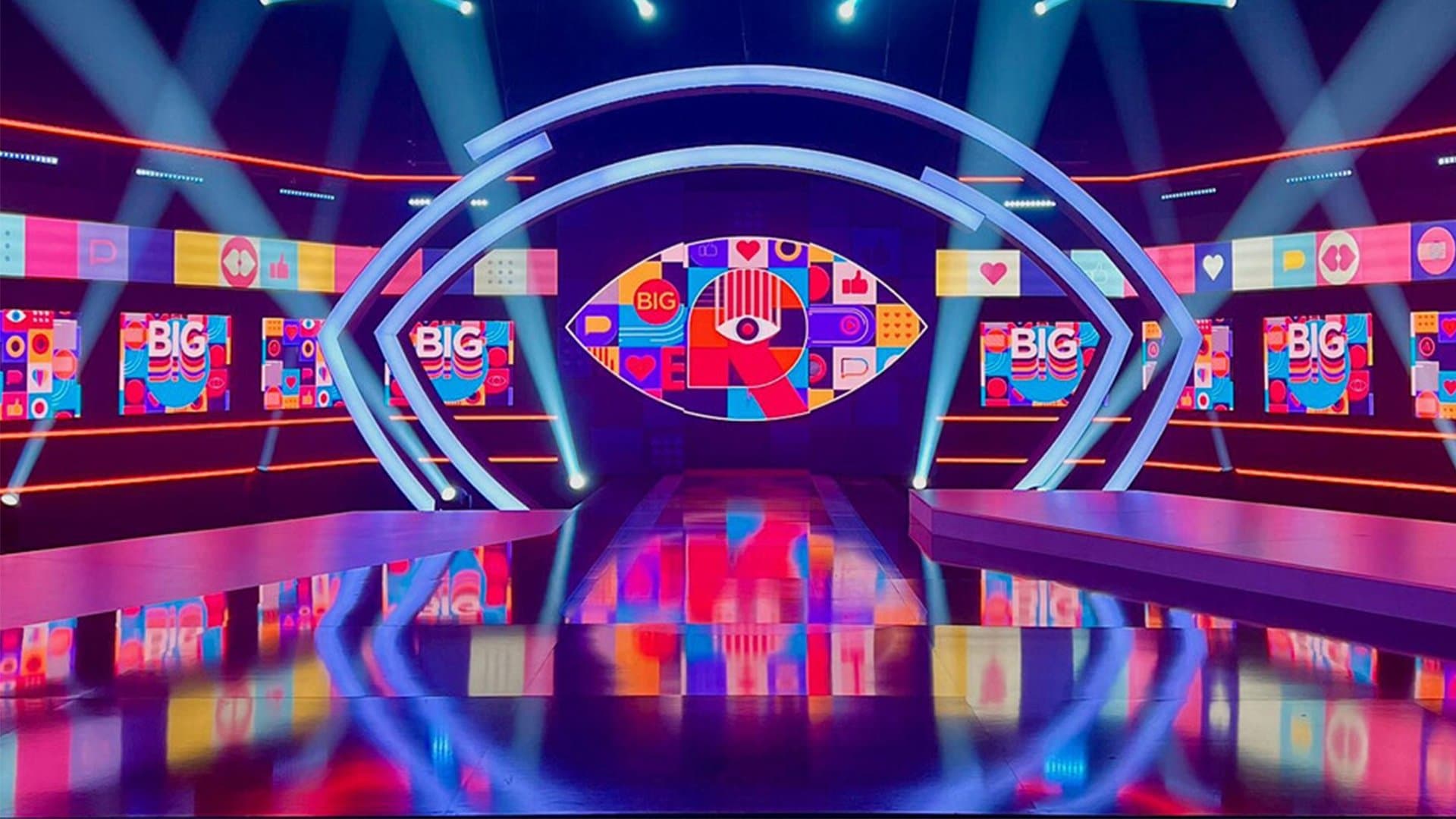 Backdrop for Big Brother България