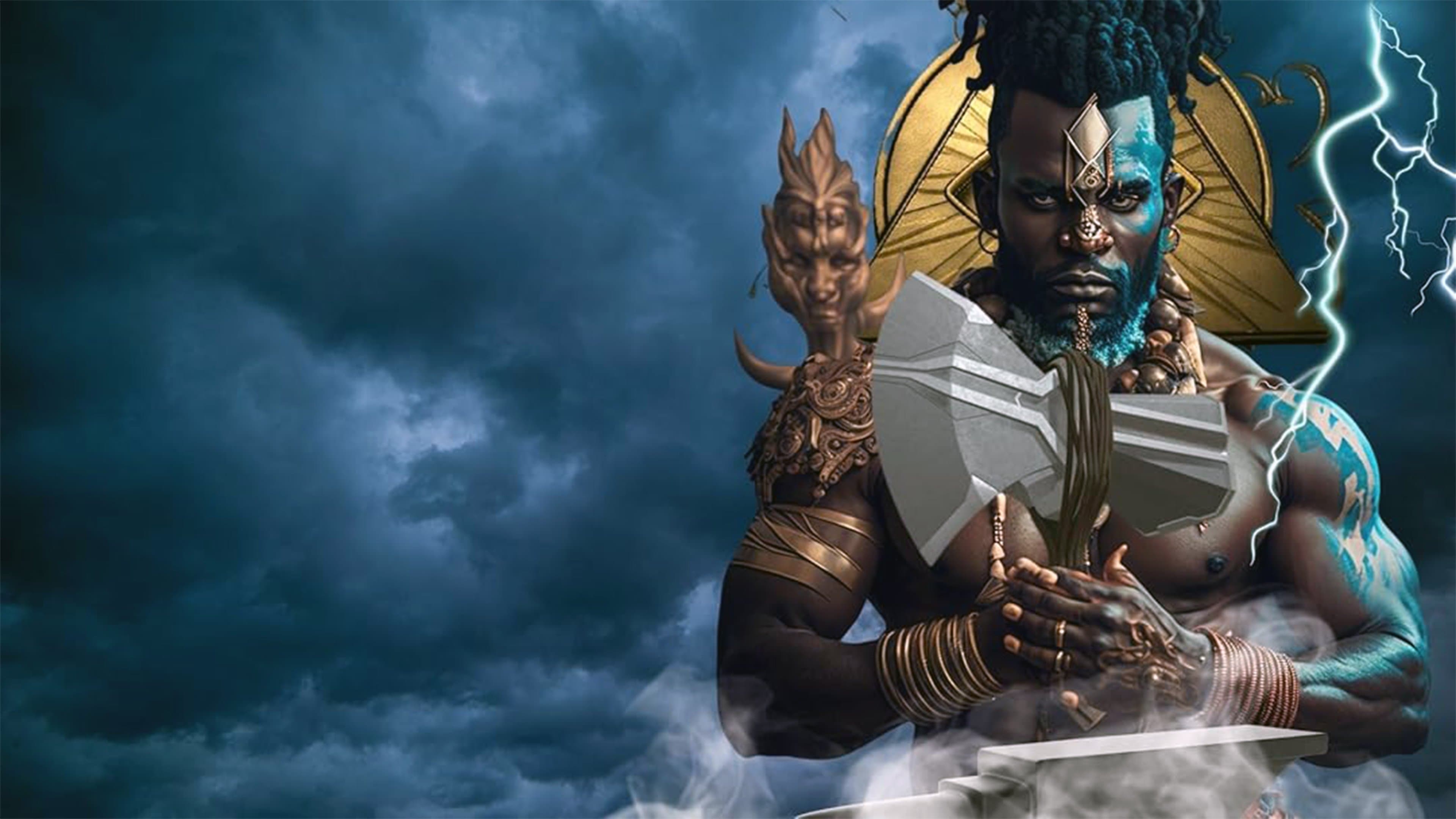 Backdrop for Theft of the Black Gods: The Superheroes