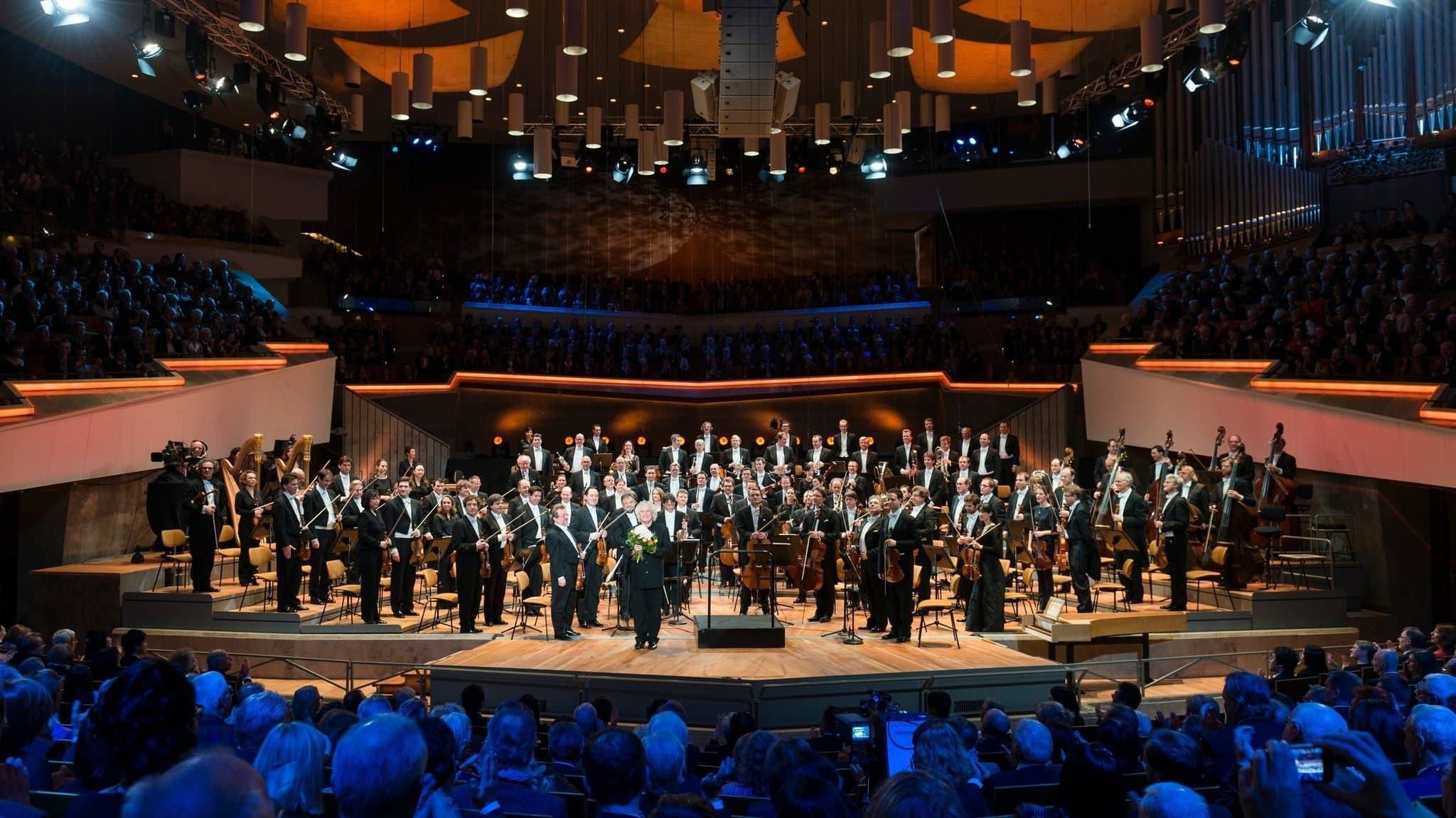 Backdrop for The Berliner Philharmoniker’s New Year’s Eve Concert: 1996