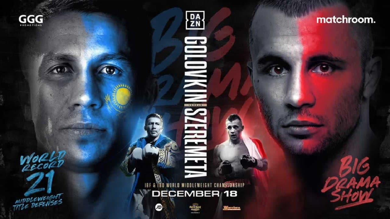 Backdrop for Gennady Golovkin vs. Kamil Szeremeta