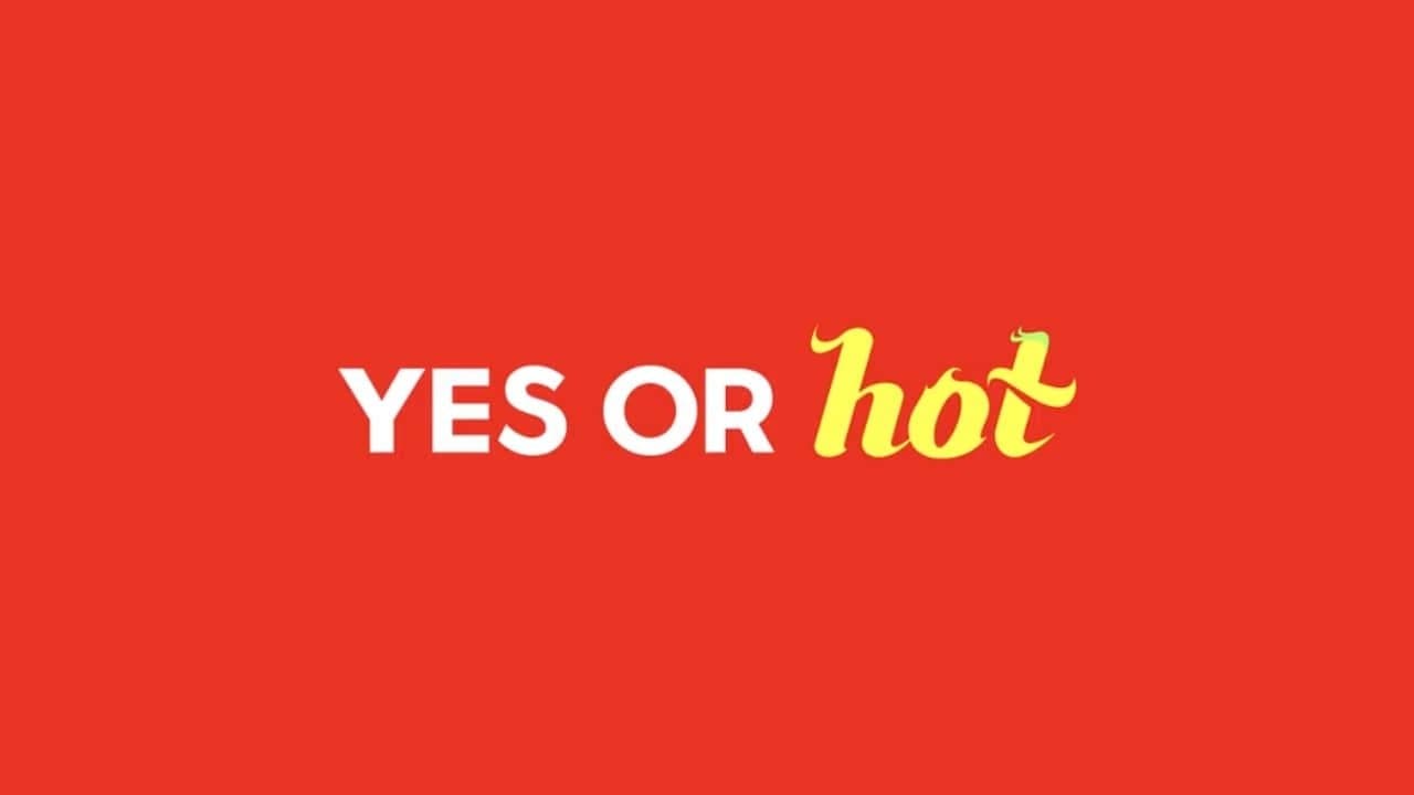 Backdrop for Yes or Hot