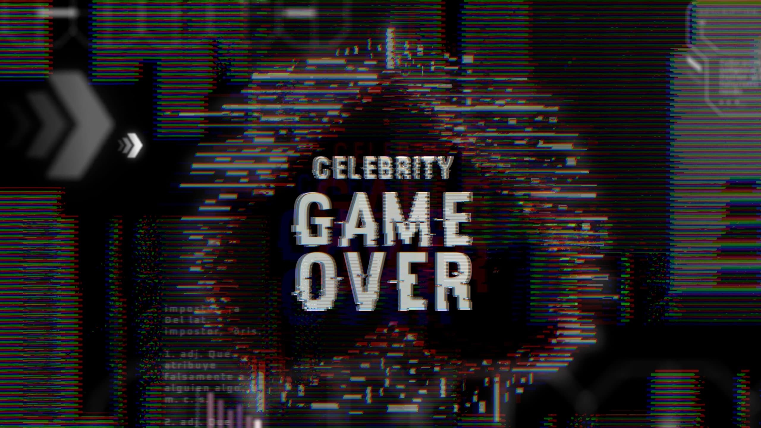 Backdrop for Celebrity Game Over