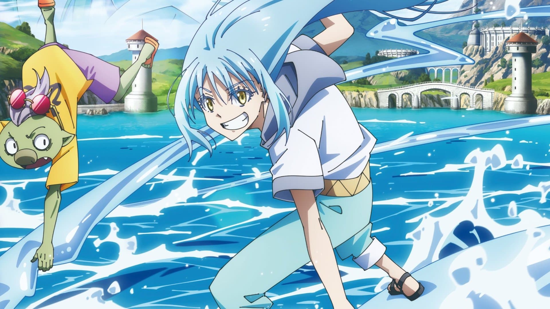 Backdrop for 劇場版 転生したらスライムだった件 蒼海の涙編