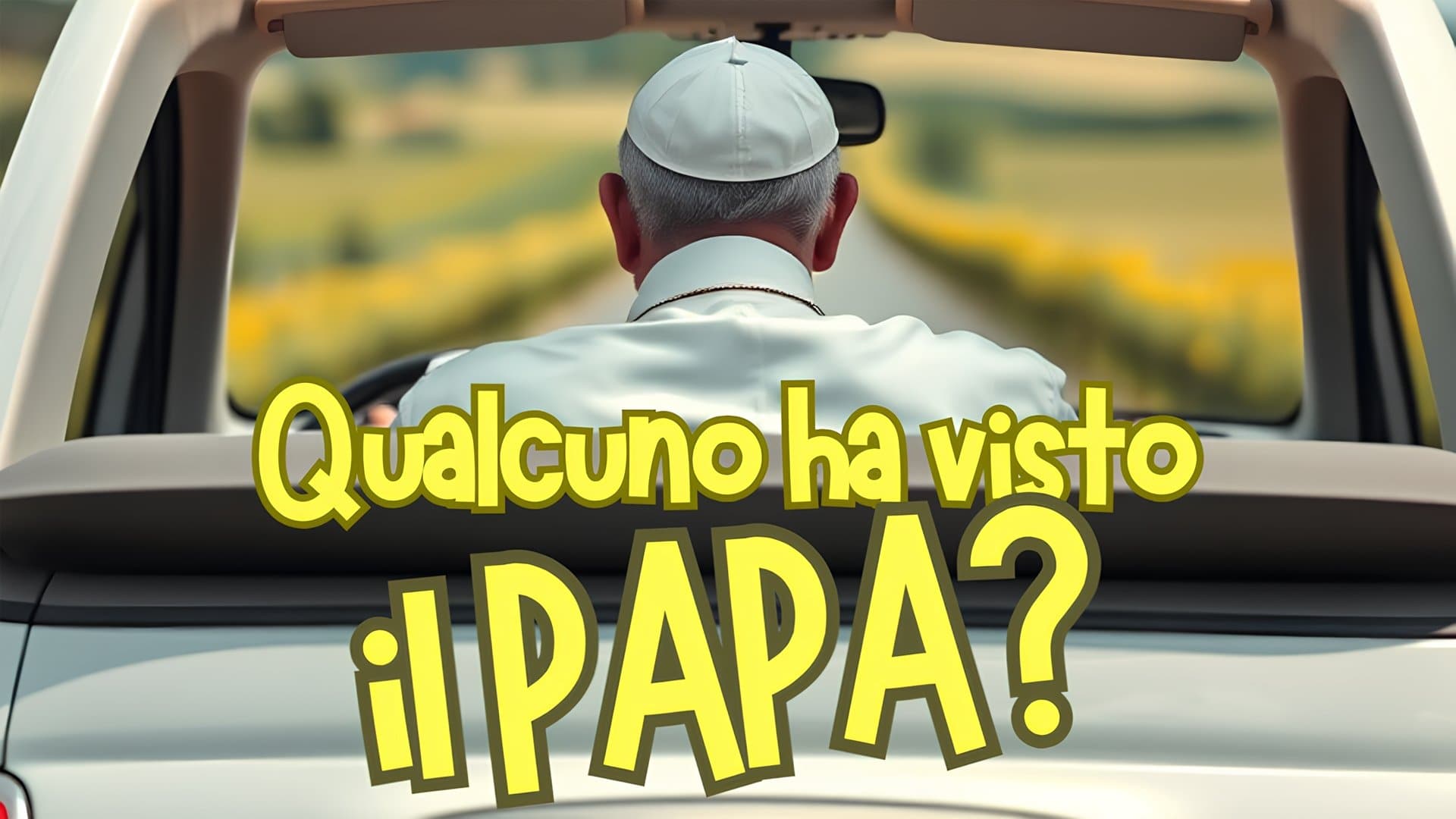 Achtergrond voor Qualcuno ha visto il Papa?