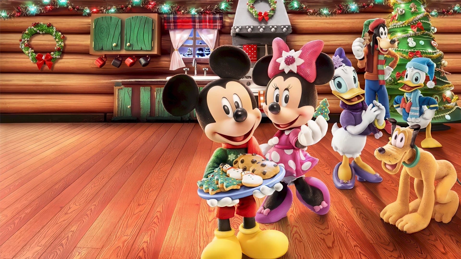 Backdrop for Mickey's Christmas Tales