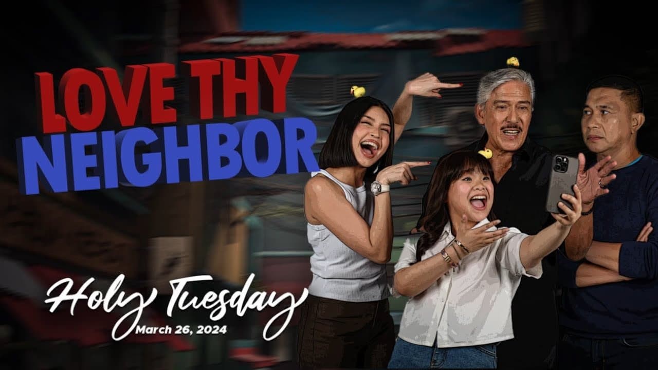 Backdrop for Love Thy Neighbor