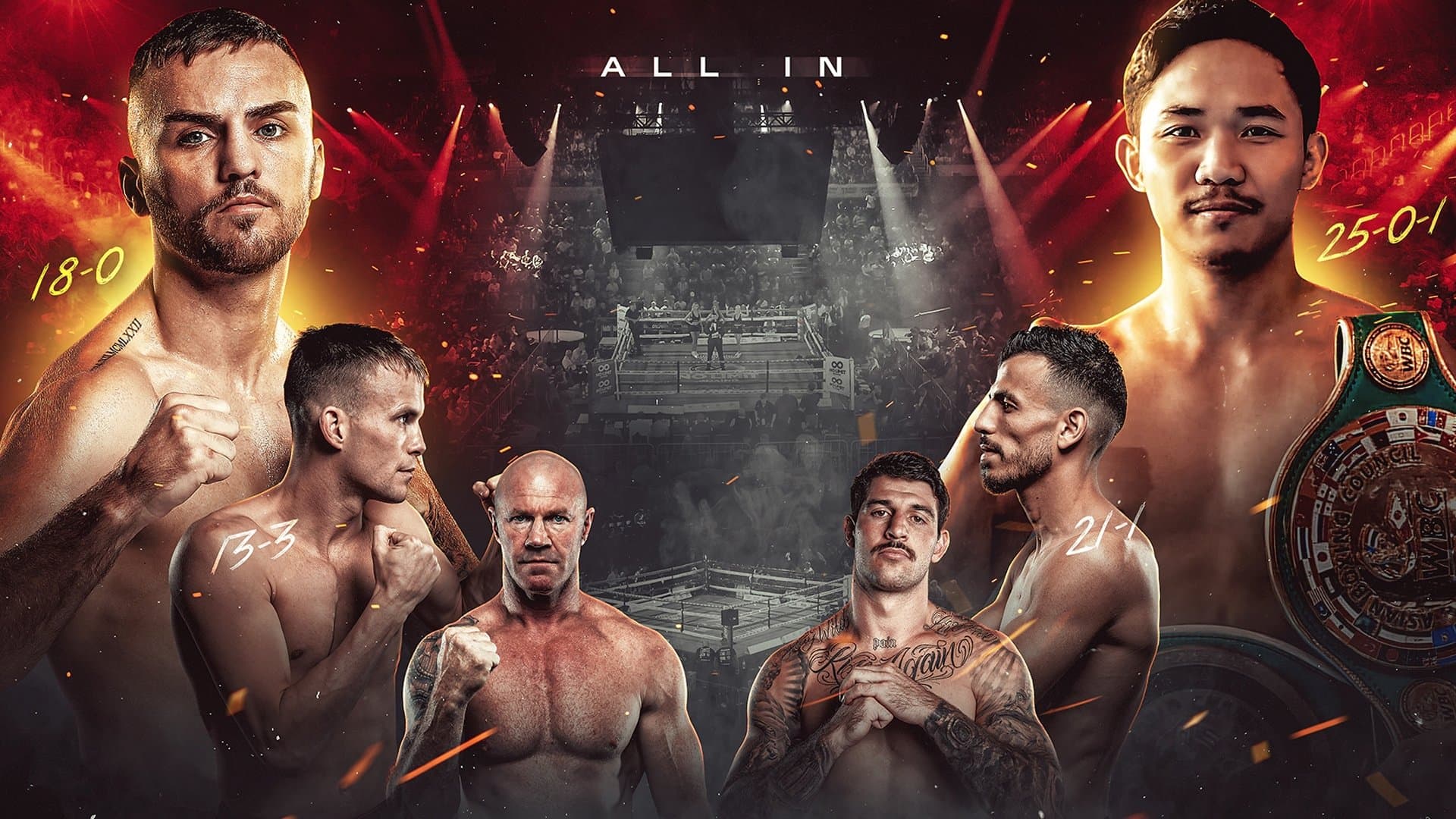 Achtergrond voor Sam Goodman vs. Thachtana Luangphon