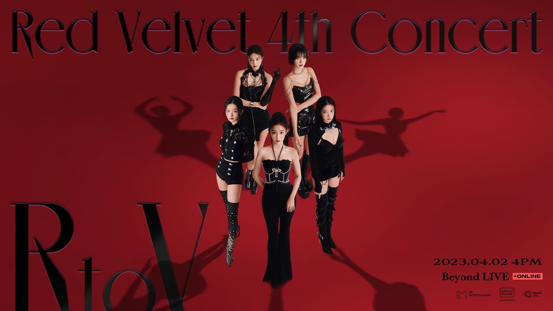 Backdrop for Red Velvet 4th Concert : R to V