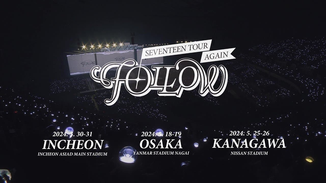 Backdrop for SEVENTEEN TOUR 'FOLLOW' AGAIN TO INCHEON Day 2