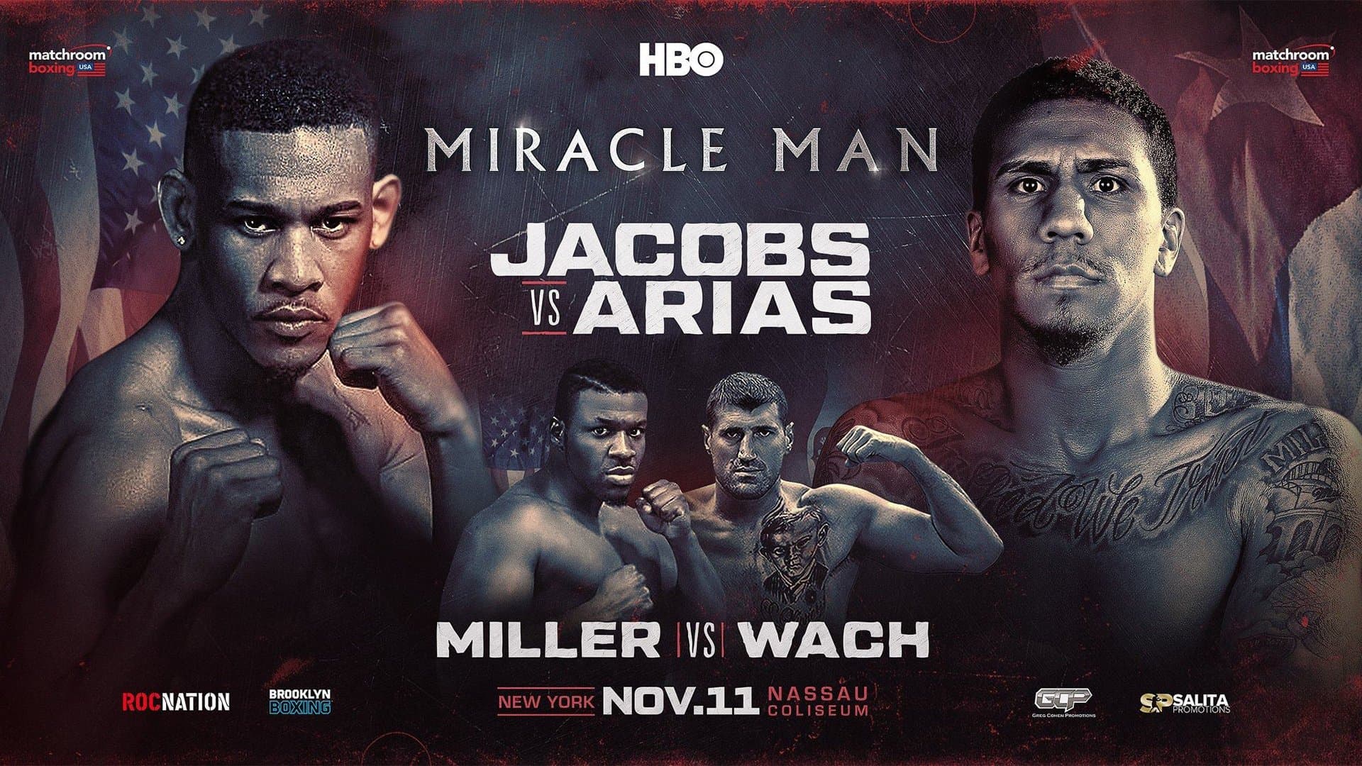 Backdrop for Daniel Jacobs vs. Luis Arias