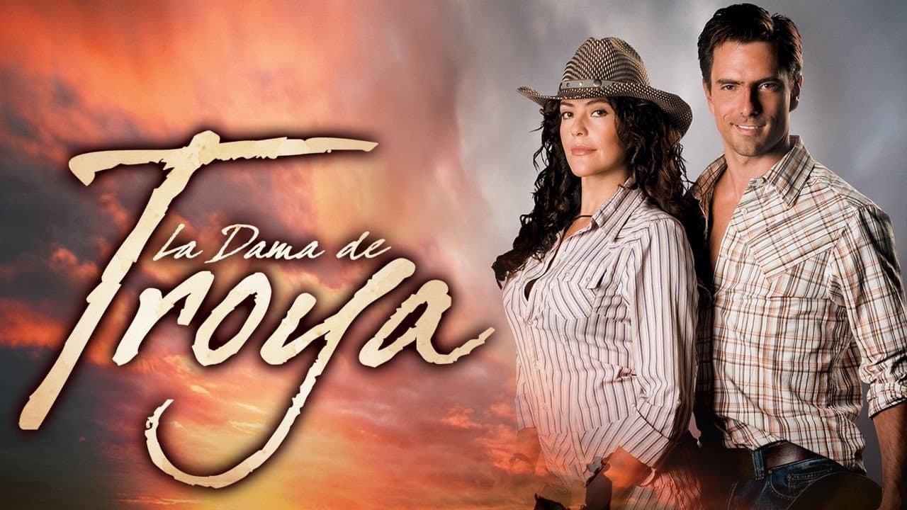 Backdrop for La dama de troya