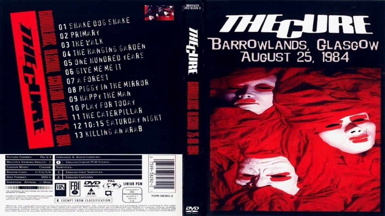 Achtergrond voor The Cure - Live At Barrowlands