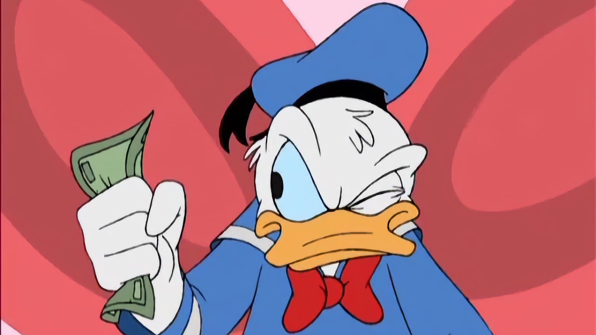 Backdrop for Donald's Valentine Dollar