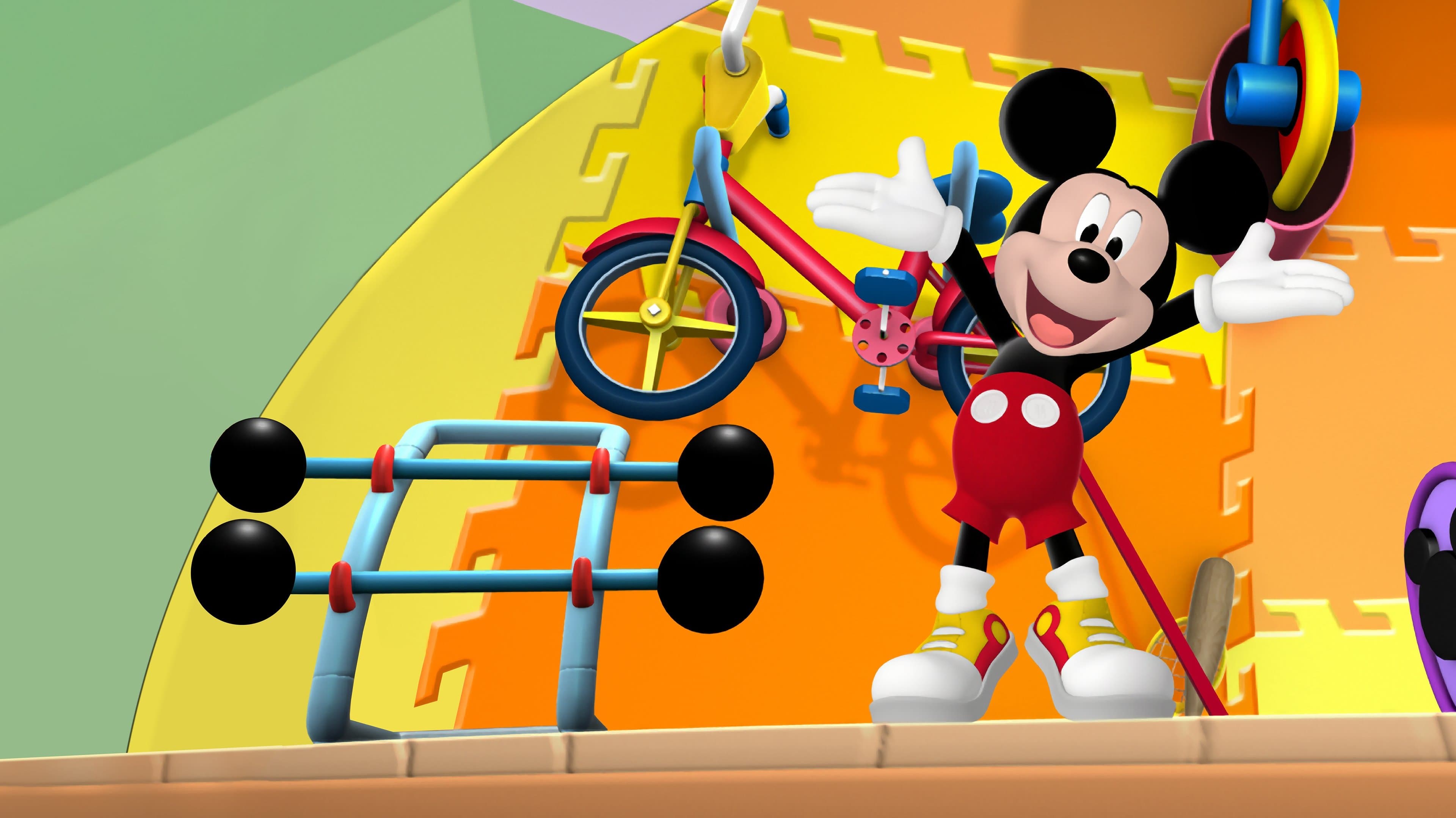 Backdrop for Mickey's Mousekersize
