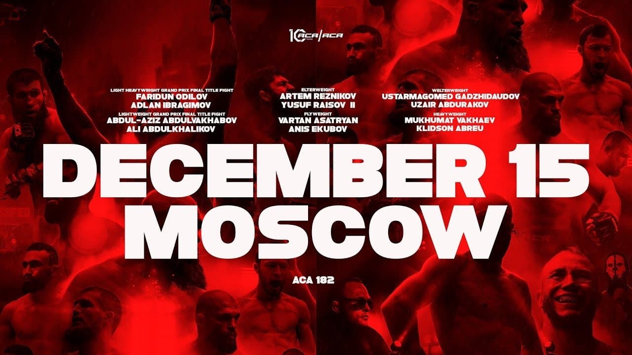 Backdrop for ACA 182: Odilov vs. Ibragimov