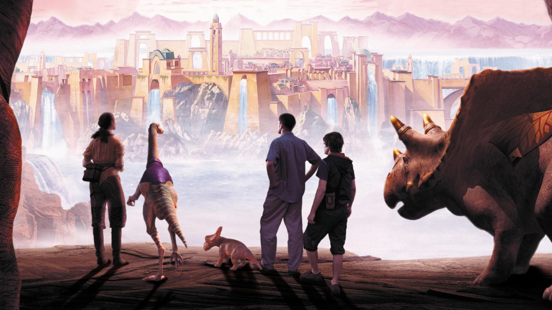 Backdrop for Dinotopia