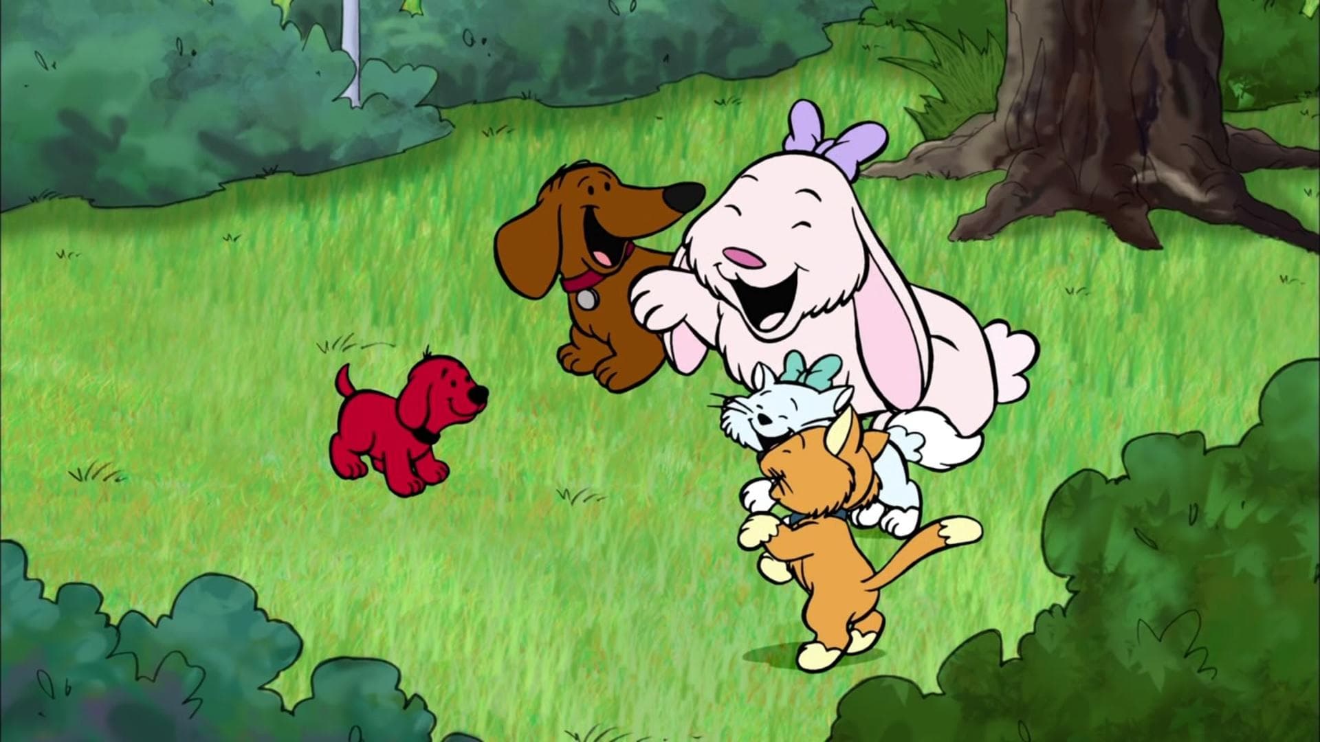 Backdrop for Clifford's Puppy Days