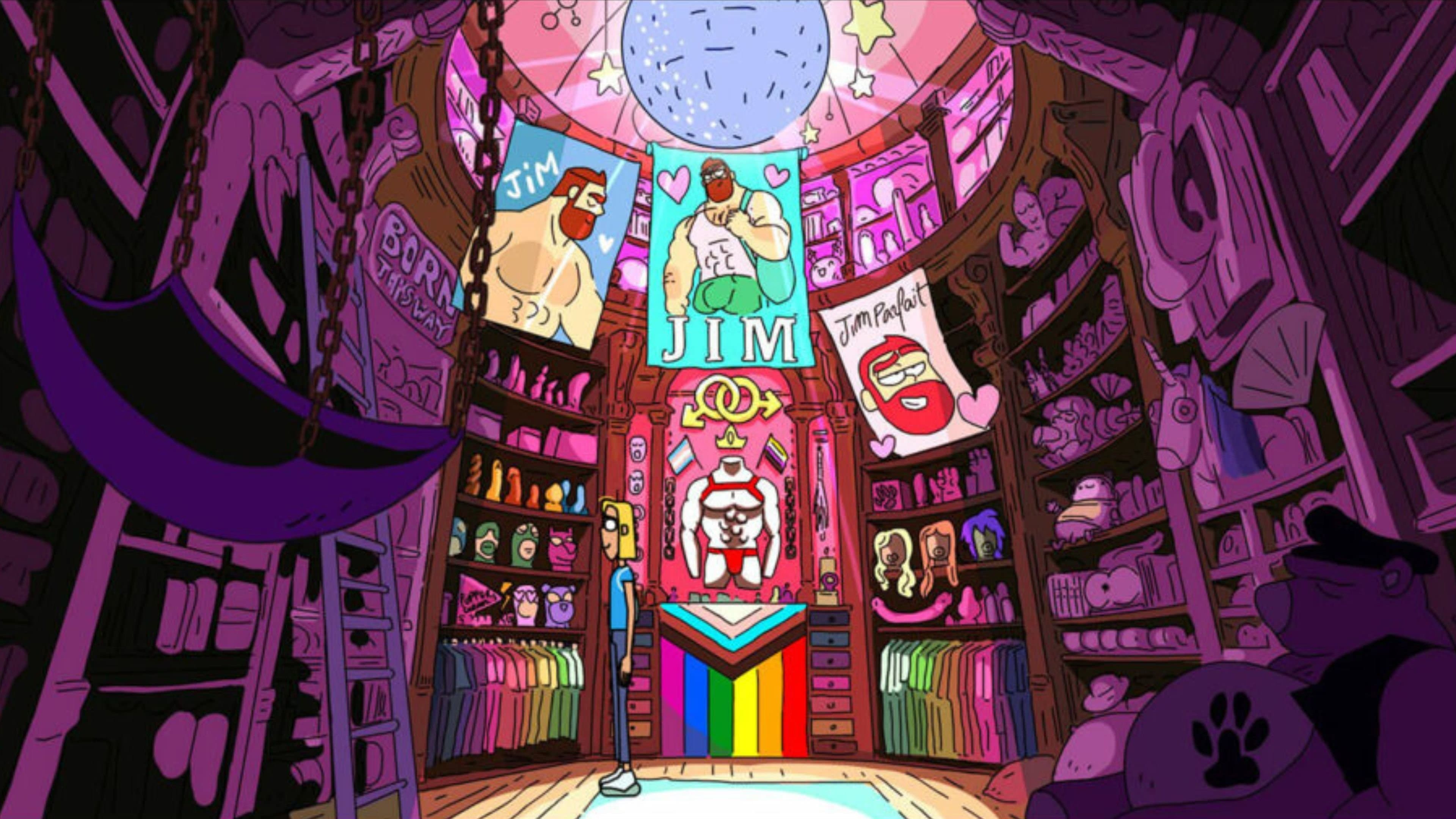 Backdrop for Jim Queen à la recherche de la Chloroqueer