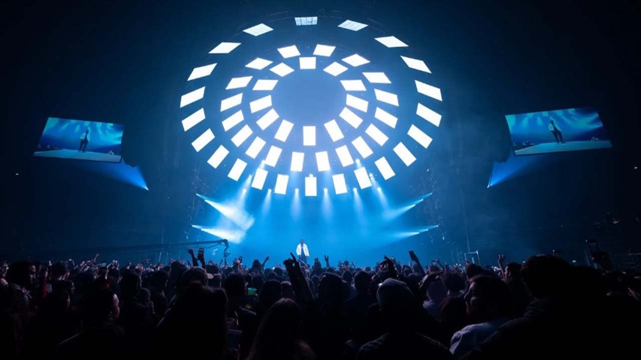 Backdrop for Damso : Lithopédion Tour (AccorHotels Arena)