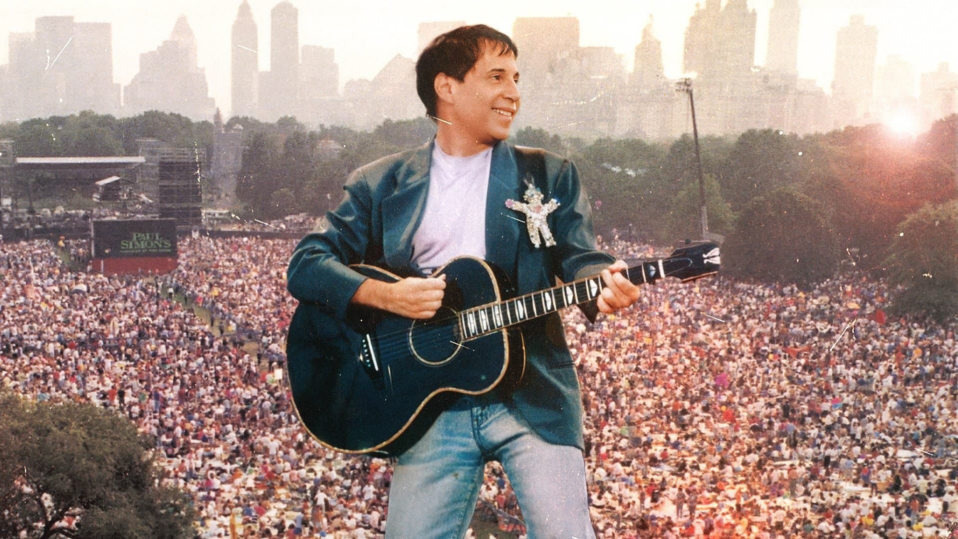Backdrop for Paul Simon's Concert in the Park
