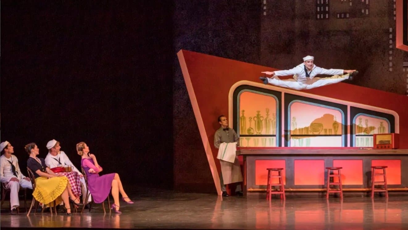 Backdrop for Hommage à Jerome Robbins