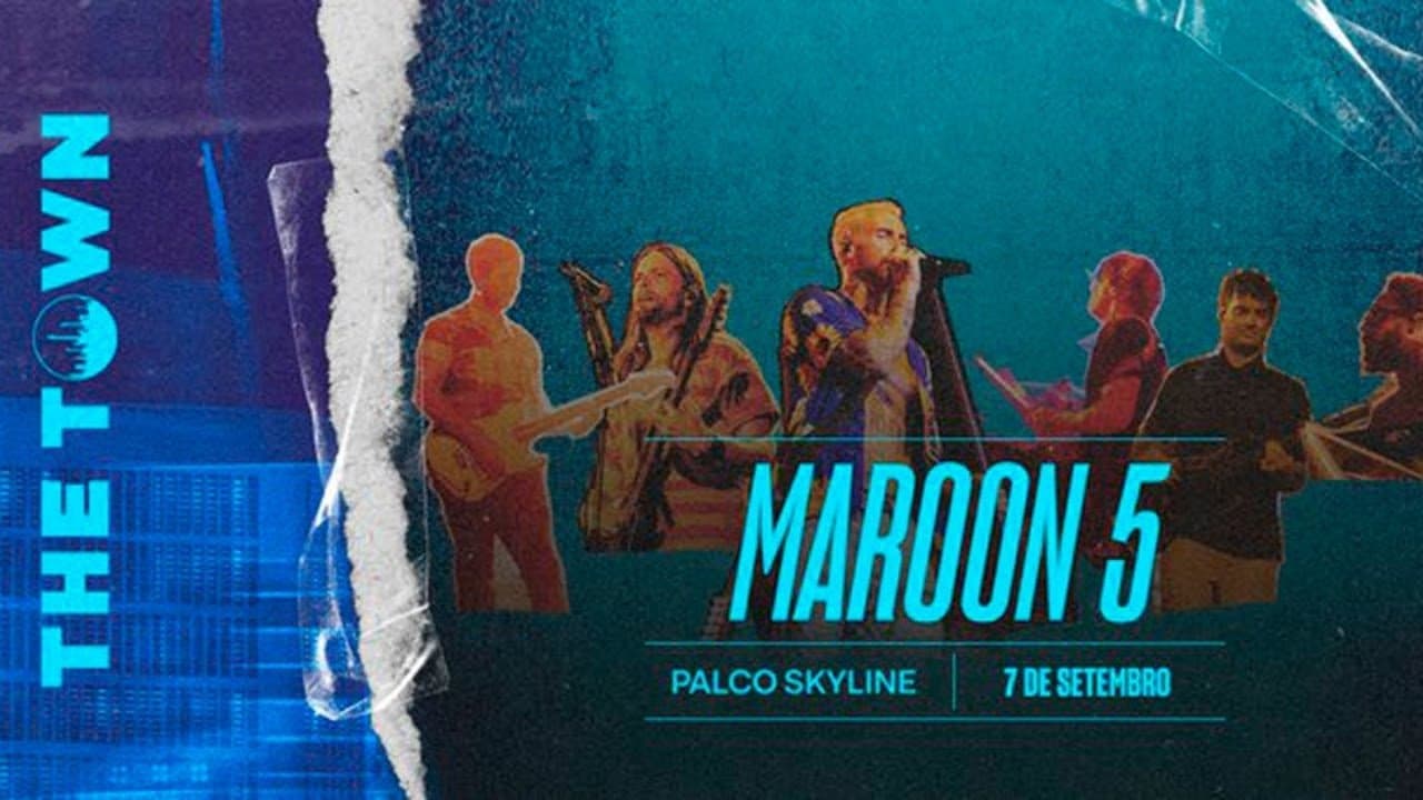 Backdrop for Maroon 5 live at The Town São Paulo Brazil