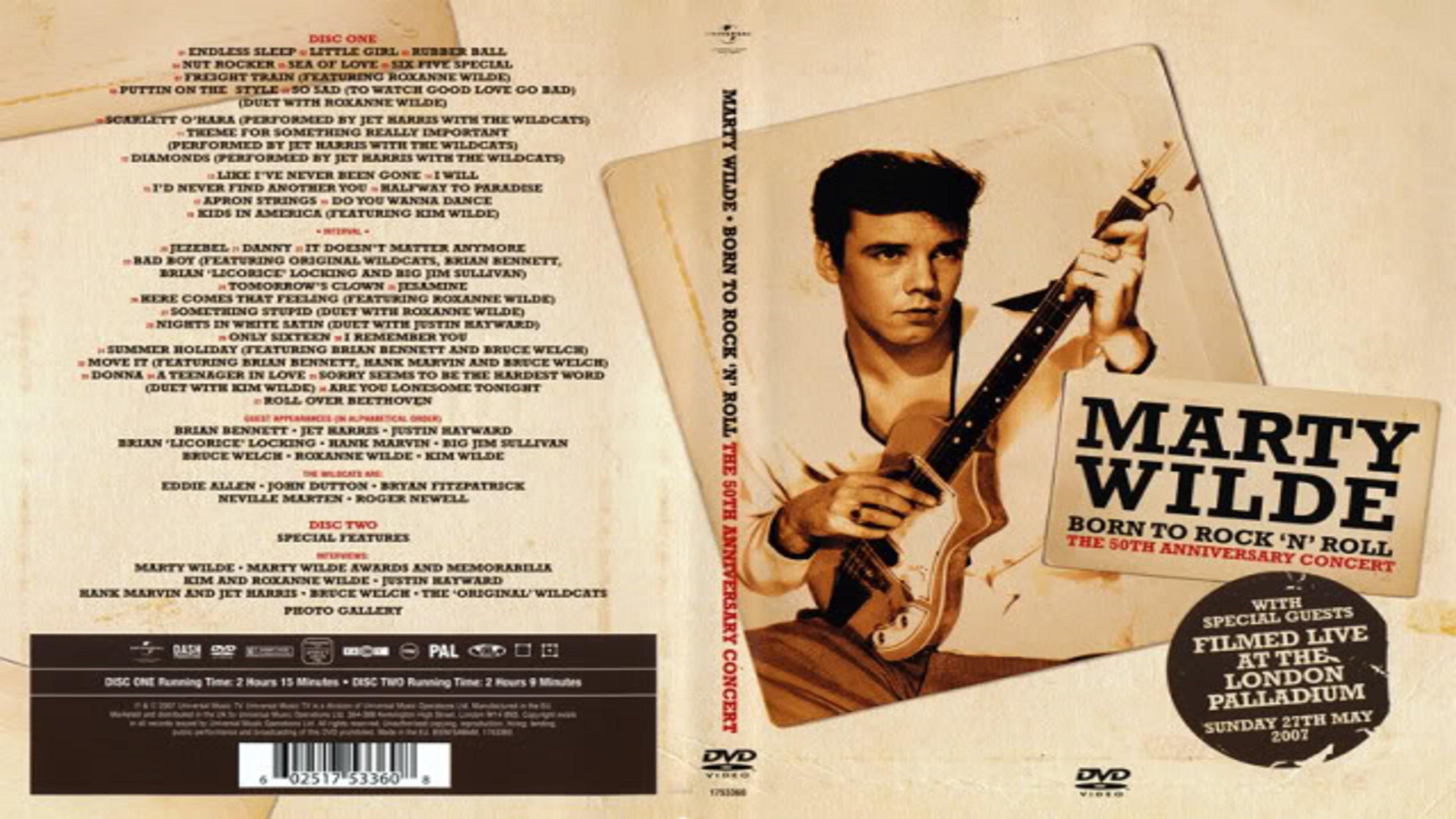 Backdrop for Marty Wilde - Born To Rock 'n' Roll