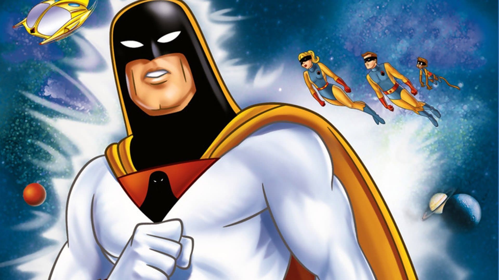 Backdrop for Space Ghost and Dino Boy