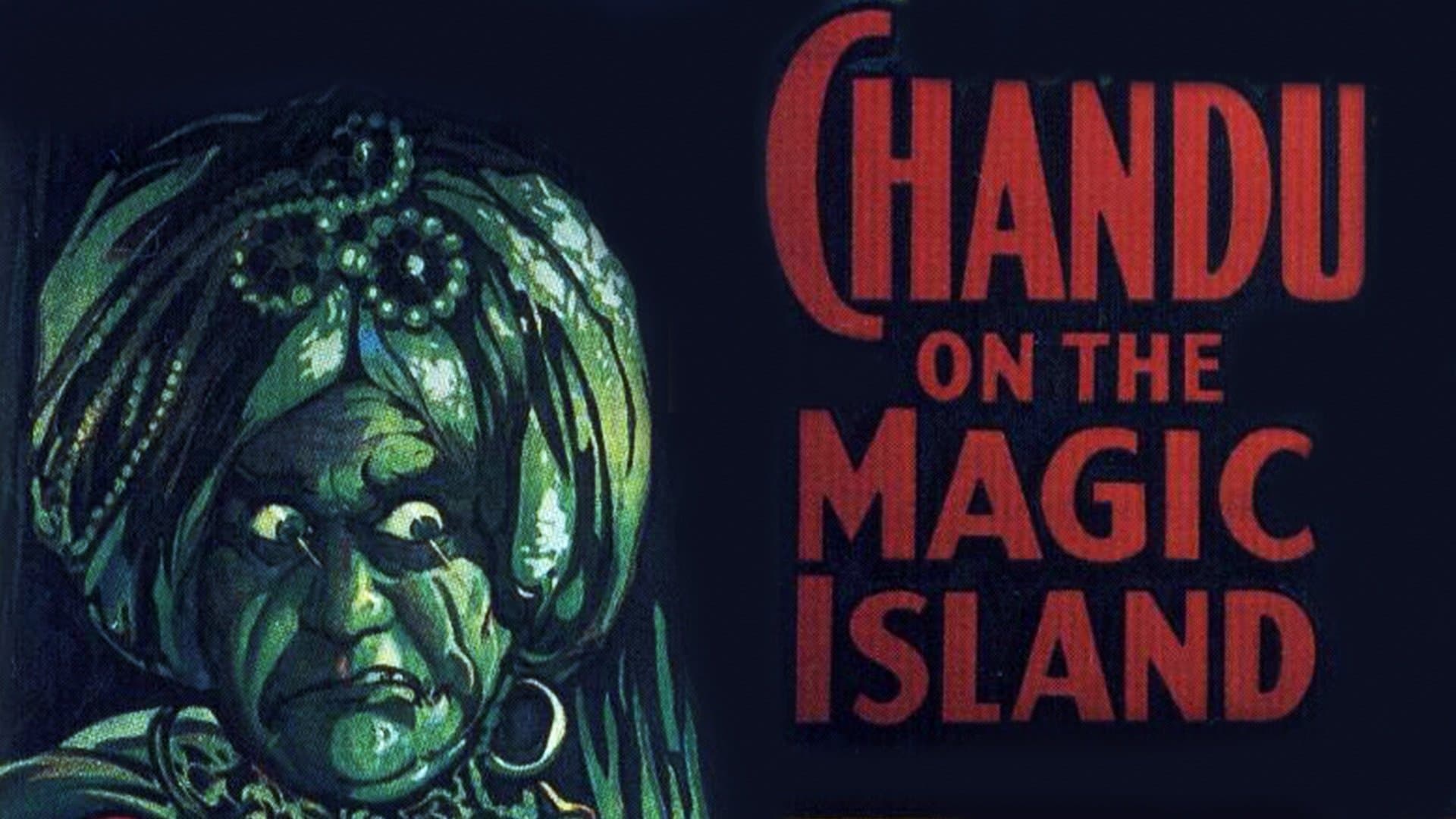 Backdrop for Chandu on the Magic Island