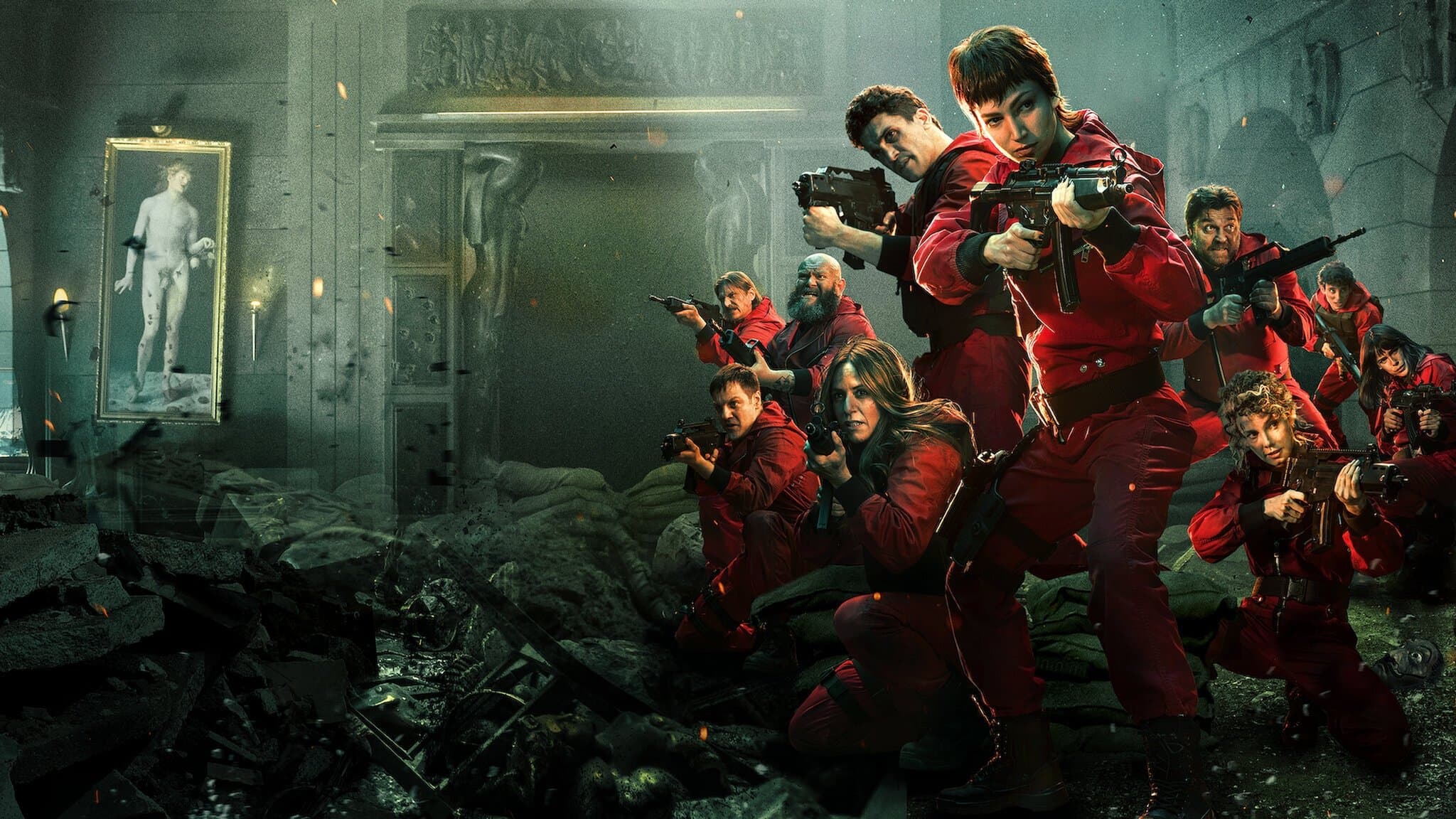 Backdrop for La casa de papel