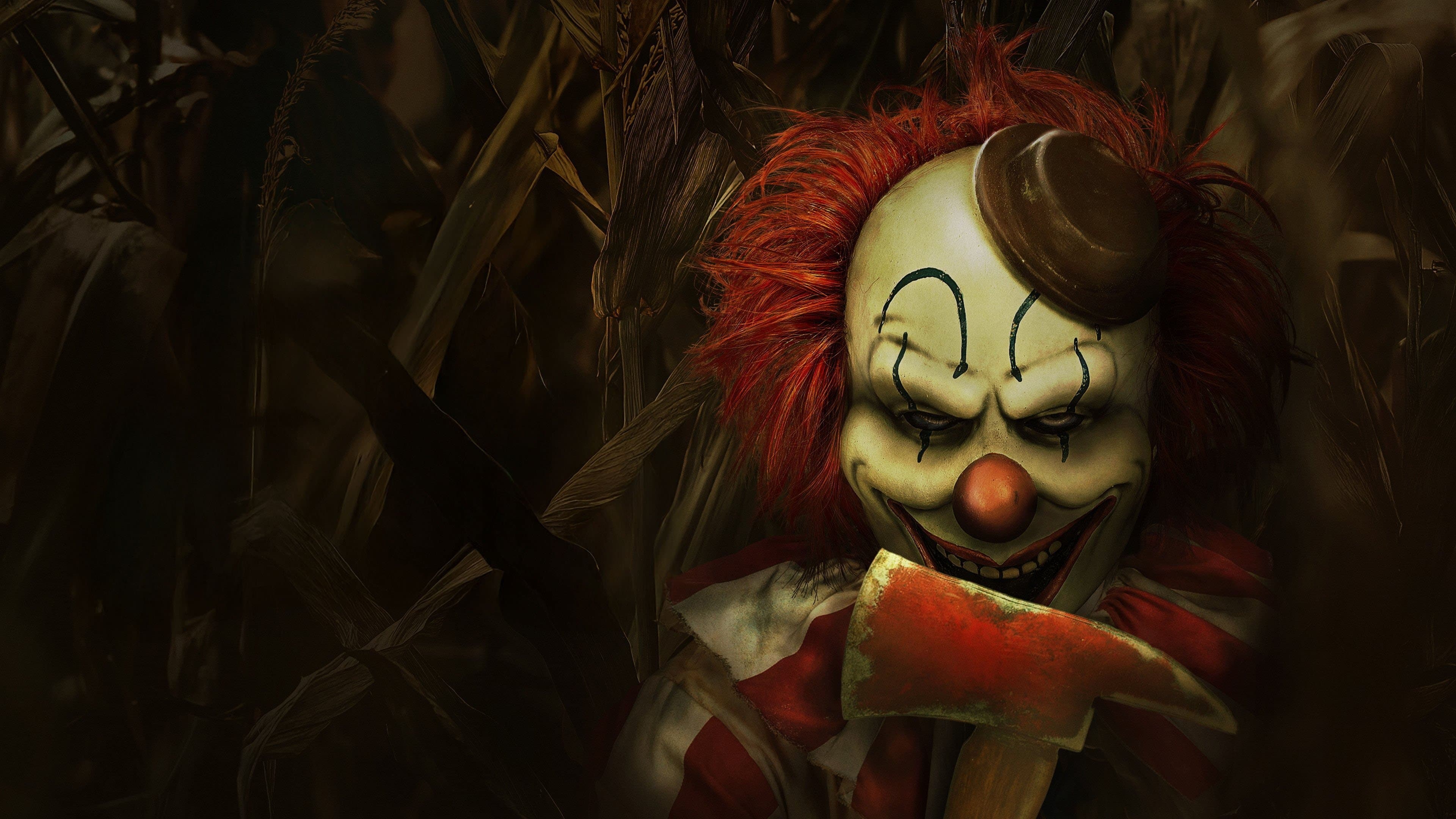 Backdrop for Clown in a Cornfield