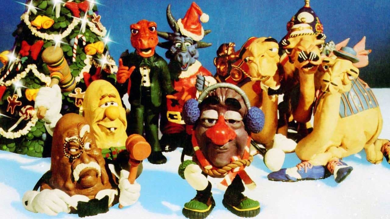 Backdrop for Claymation Christmas Celebration