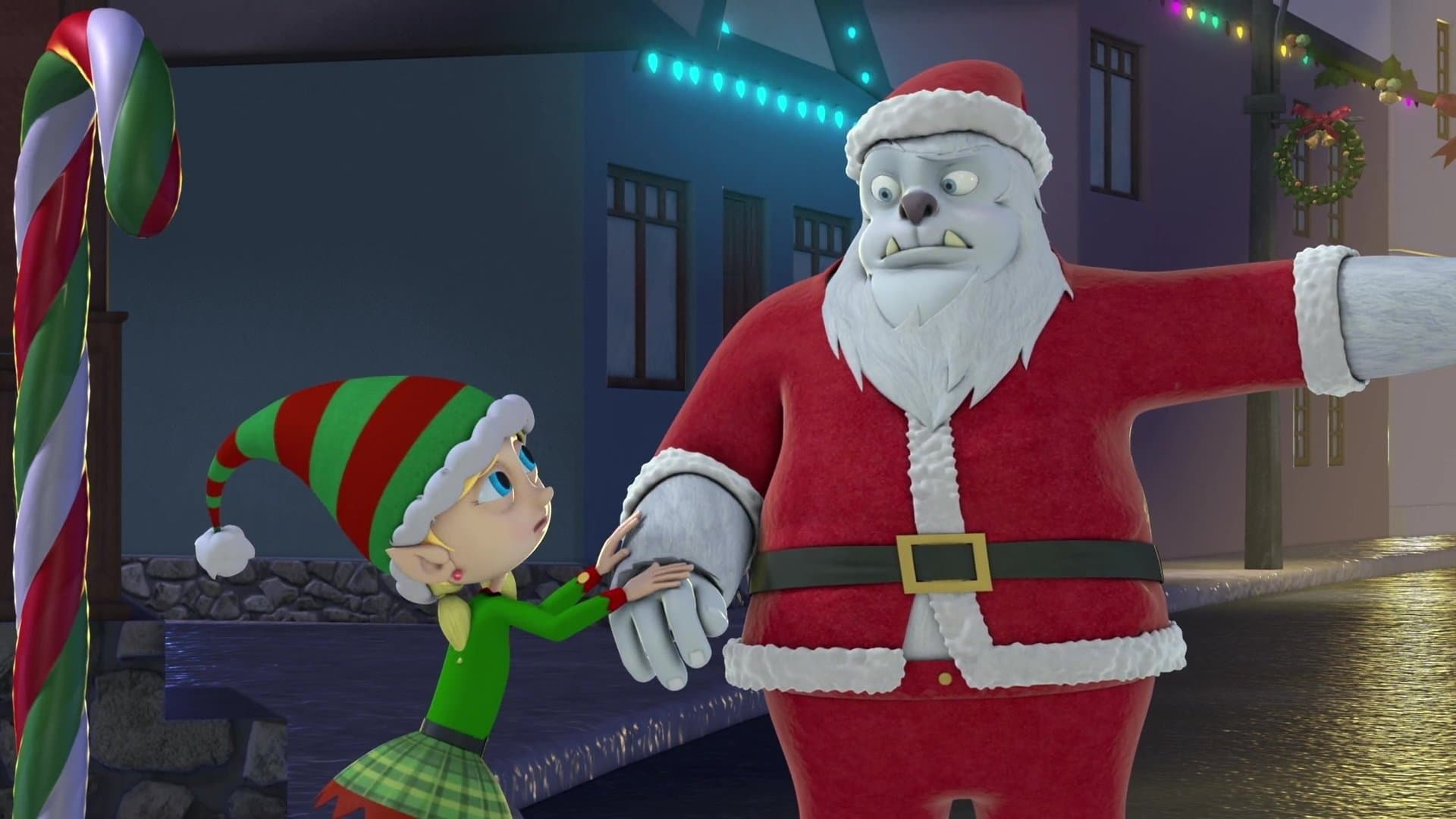 Backdrop for Abominable Christmas