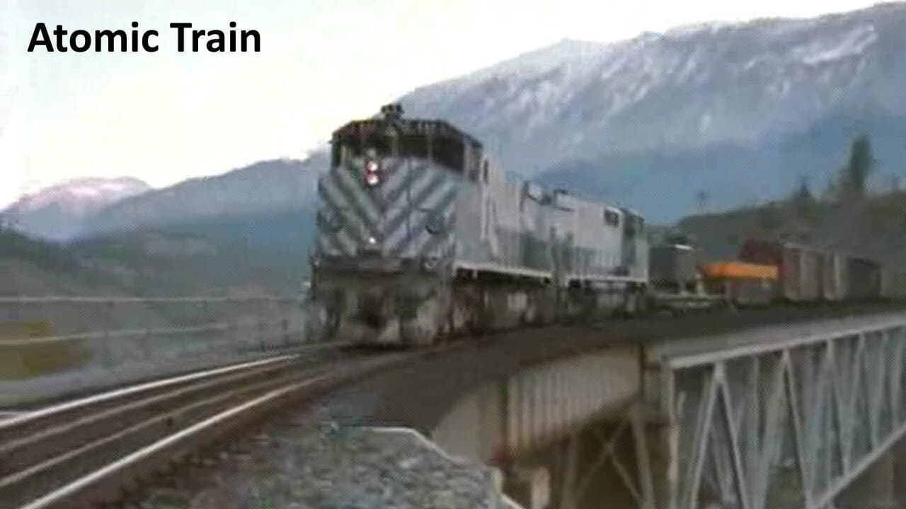 Backdrop for Atomic Train